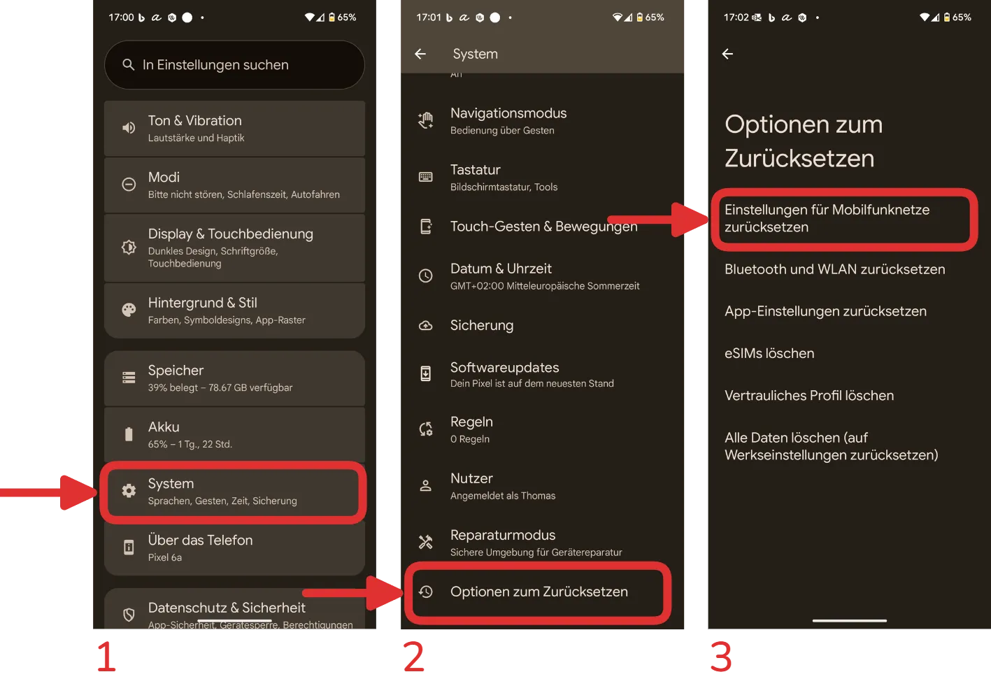 Google Pixel@Android 16 - bei anderen Hersteller sieht es ggf. leicht anders aus.